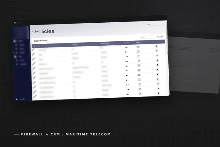 Firewall App and Internal CRM